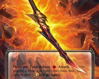 Obsidian Fire Vein - Weapon Alter - Flesh and Blood TCG - Etsy