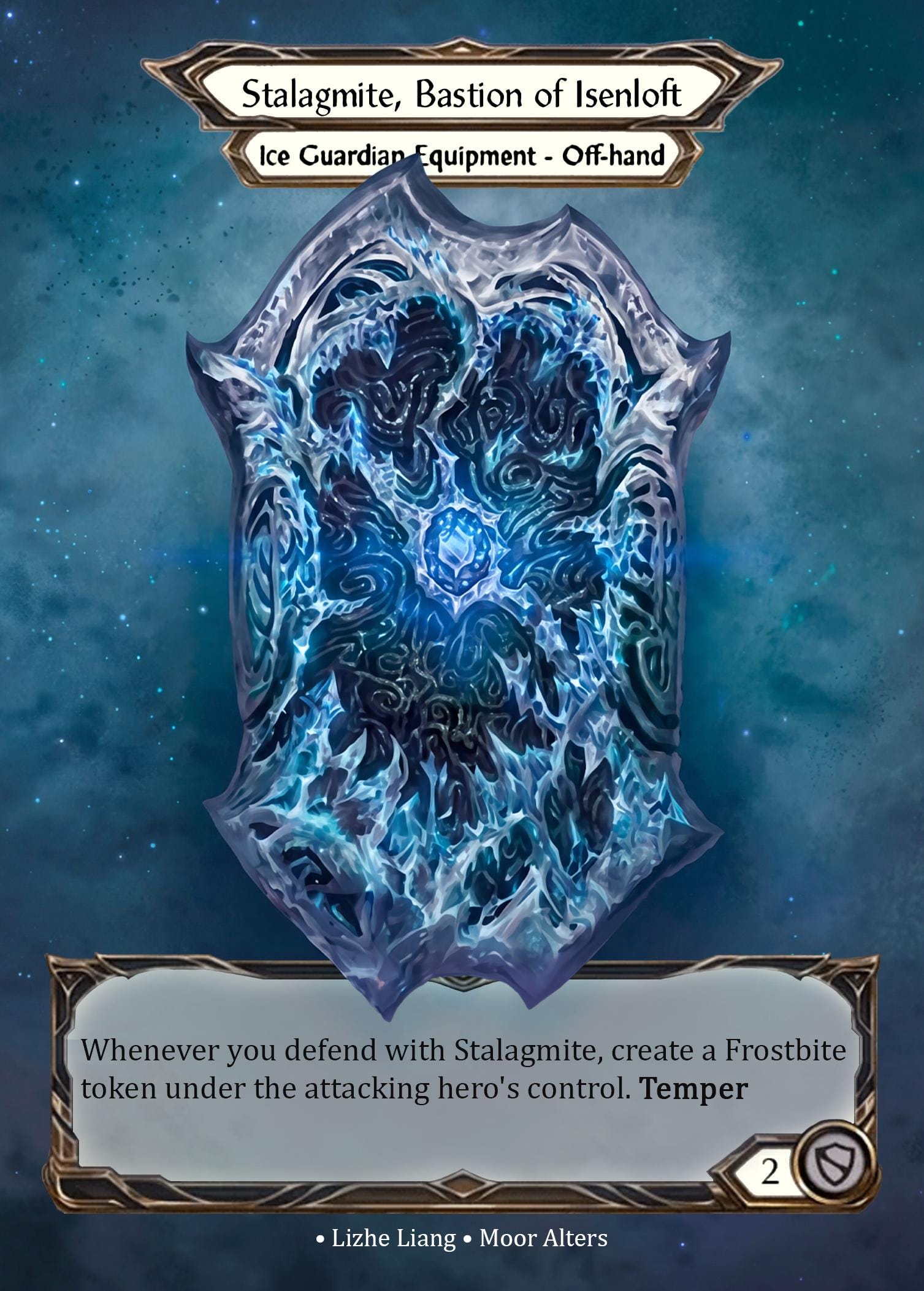 Stalagmite, Bastion of Isenloft - PROXY - Flesh and Blood TCG