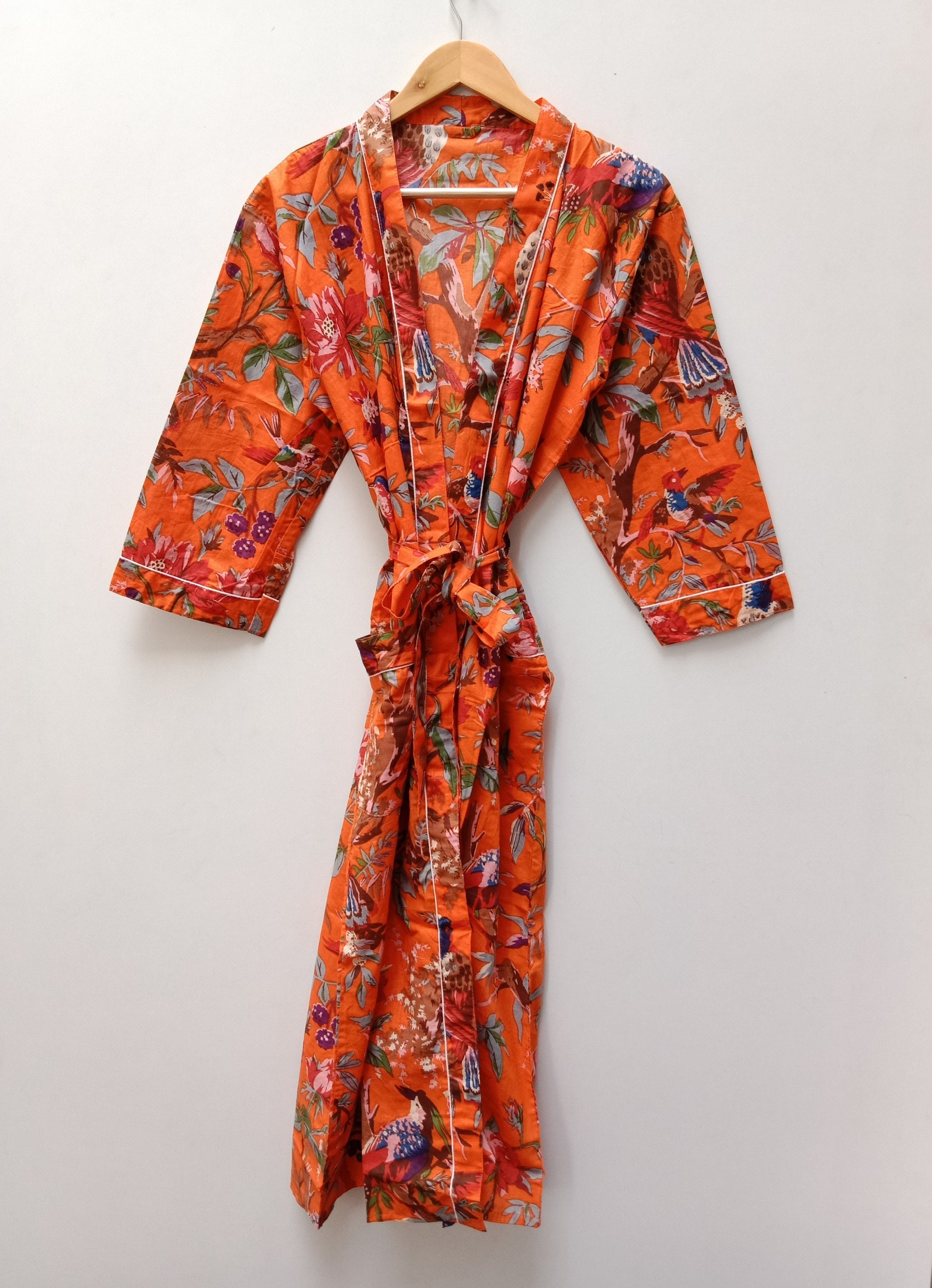 Discover 186+ bird print dressing gown best