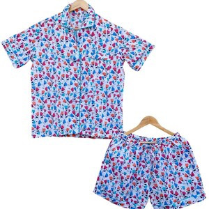 Women Pajama Set, Cotton Pajamas, Nightwear Pajama Set, Indian Handmade Pajama Set, Night Suit, Bridesmaid Pajamas, Sleepwear Dress