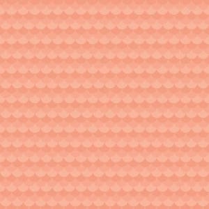 May include: A seamless pattern featuring a repeating design of overlapping, semi-circular shapes in varying shades of peach and coral. The pattern creates a textured, scale-like appearance, suitable for backgrounds or decorative elements.