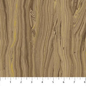 May include: A brown and gold marbled paper with a subtle shimmer. The paper has a natural, organic look and feel.