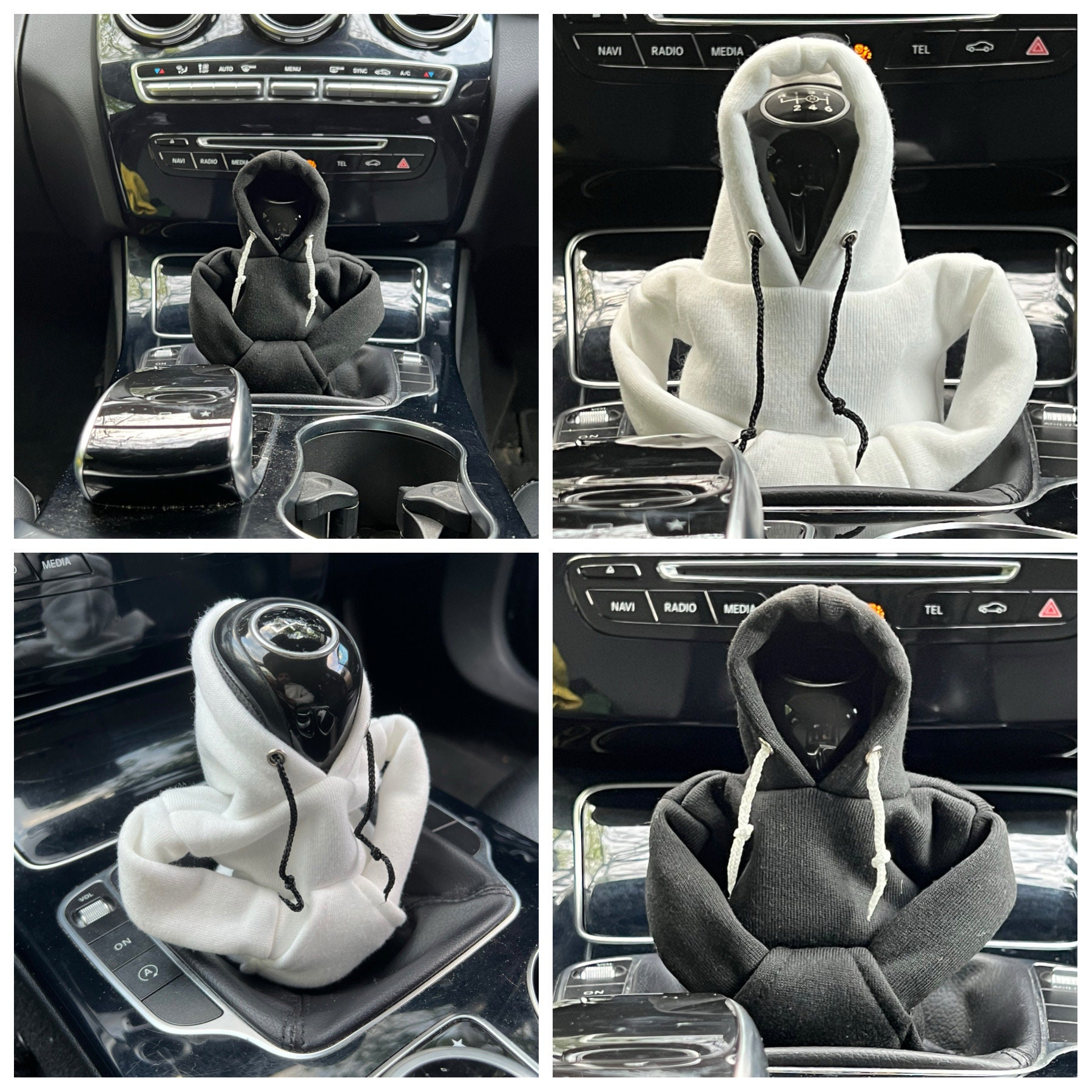 EHOTER Auto Schaltknauf Hoodie Shifter Überzug Kreative