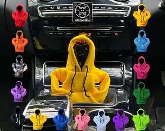 Happyversal Shifter Hoodie, Gear Knob hoodie Car accessories, Funny Gear Shifter Knob Cover, Shifter Cover, Funny Gift, Mini Hoodies