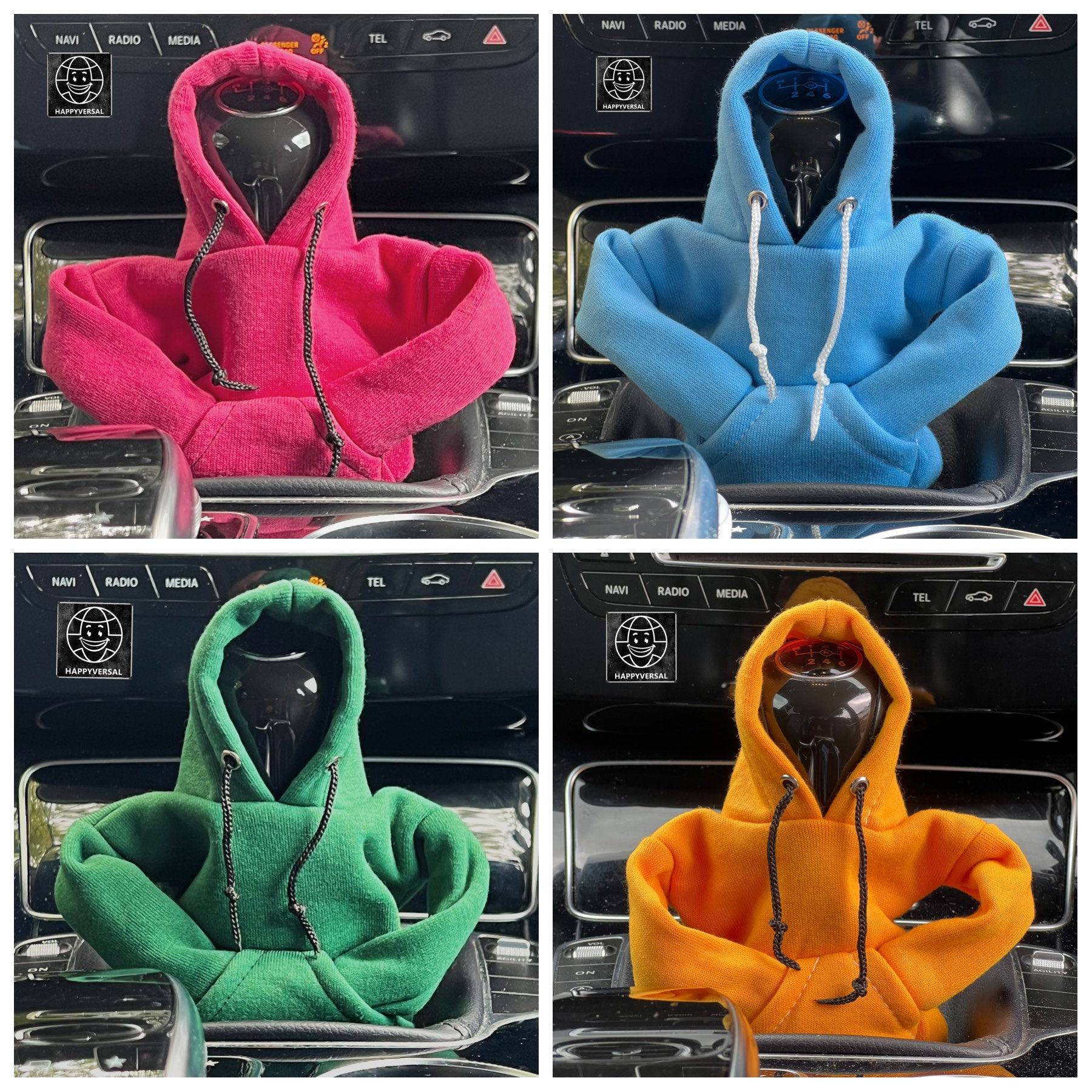 BUNIQ Auto-Shifter-Hoodie | Lustiger Schaltknauf-Pullover-Hoodie für  Auto-Schalthebel | Weiche und verstellbare Schalthebelabdeckung und