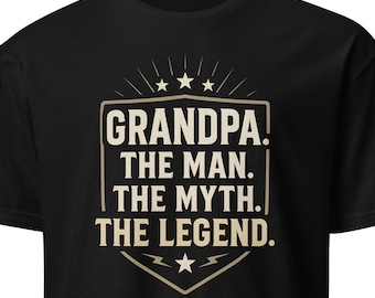Opa der Mann der Mythos die Legende Shirt, lustiges Opa T-Shirt, Großvater Geschenkidee, cooler Opa, bester Opa aller Zeiten Super Opa Geschenk