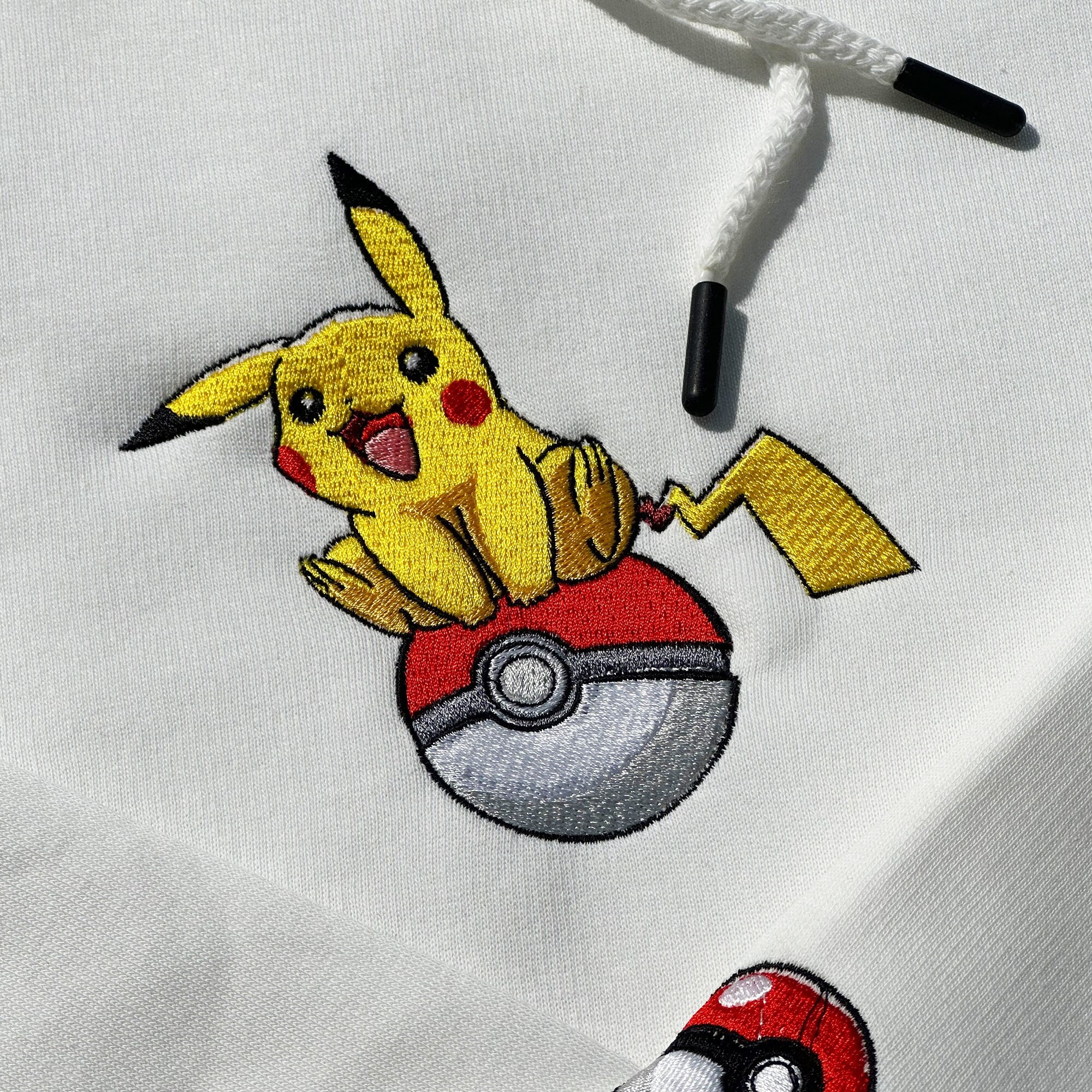 Cartoon Enfants Pokemon Pikachu Garçon Fille Sweatshirt à capuche Zippé  Manteau Imprimée Bleu