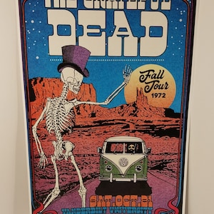 Grateful Dead Poster                     11x17 inch print                   Perfect for framing