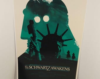 Spaceballs Movie Poster: 'The Schwartz Awakens' - 11x17 Art Print