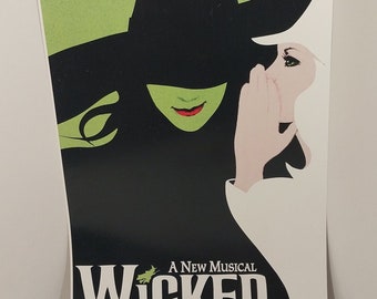 Wicked Musical Playbill Poster Print (11x17 inch) – NYC Debut 2003