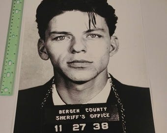Sinatra Mugshot Poster: 1938 Portrait Print (11x17 inch)