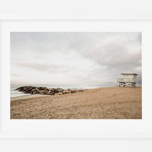 Lifeguard Tower Picture Surf Print Venice Beach California Coastal Seascape Landscape Beach Photography Print Framed Surf Art LOT #320©