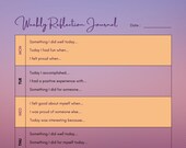 Weekly Reflection Journal