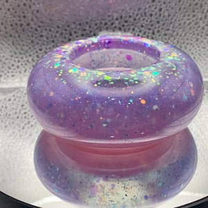 Purple and Pink Resin Unicorn Tea Light Candle Holder