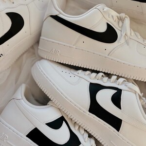 Groom Nike Air Force 1 Sneakers, Custom Wedding Shoes for Grooms with Hand-Painted image 8