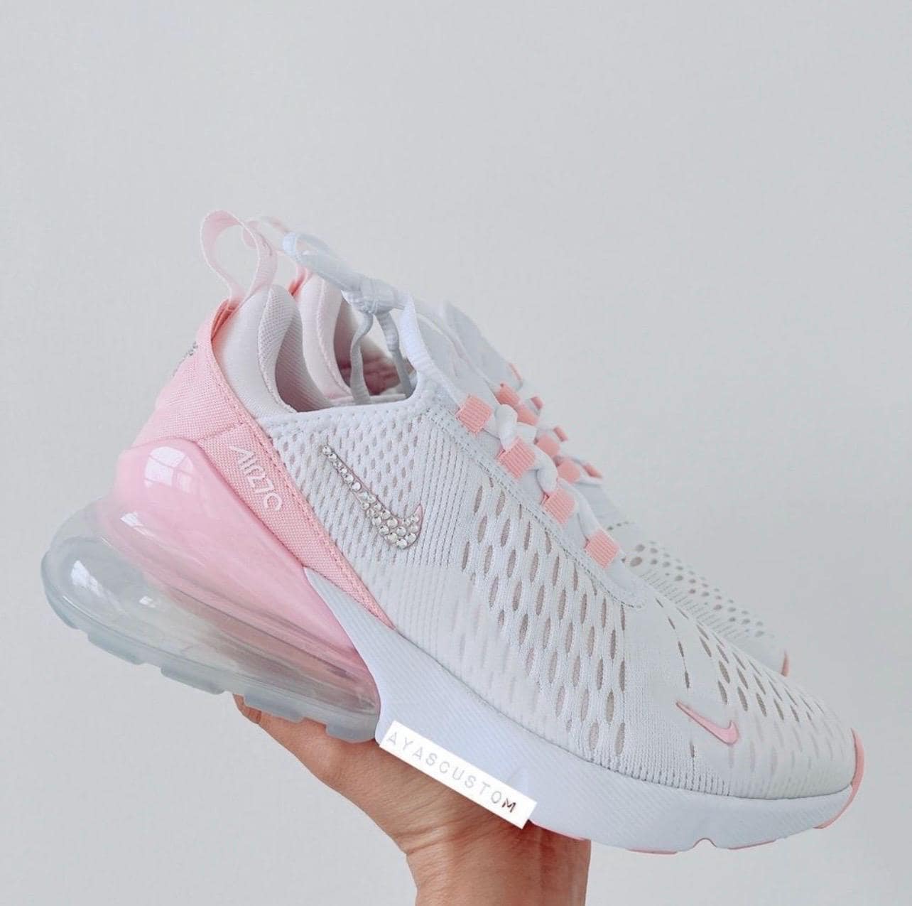 air max 270 custom pink
