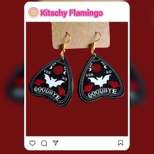 Ouija Planchette Earrings
