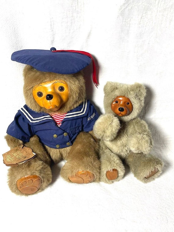 Robert Raikes テディベア krank marcelloアンティーク Pair of Vintage Robert Raikes Teddy Bears 