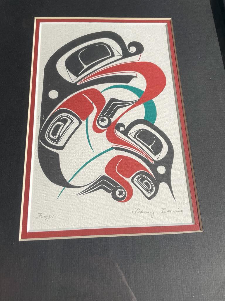 Vintage Danny Dennis Signed First Nations Print 