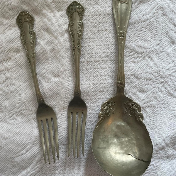 Nickel Flatware Etsy