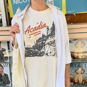 Comfort Colors® Acadia National Park Shirt Granola Girl Shirt US National Parks Traveler Gift Maine Shirt Park Ranger Crew Outdoorsy Shirt