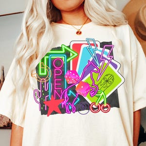 Comfort Colors® Neon Cowgirl Shirt, Cowboy Boots Shirt, Rodeo T-Shirt, Cowgirl Tee, Country Concert Tshirt, Western Graphic Tee For Women