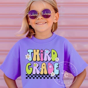Comfort Colors School Shirt, Third Grade Shirt, Back to School Shirt for Kids, Back to School Tshirt, 3rd Grade, Second Grade Shirt