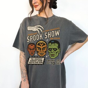Comfort Colors Halloween Shirt, Western Halloween Party Shirt, Spooky Shirt, Halloween T Shirt, Vintage Halloween Tee