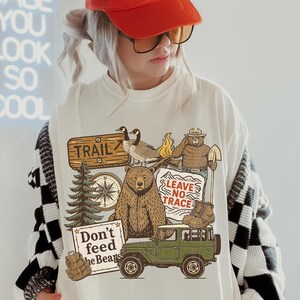 Bescherm onze nationale parken avontuur T-shirt, avontuur shirt, camping shirts, berg T-shirt, wandelaar T-shirts, natuurliefhebber Shir