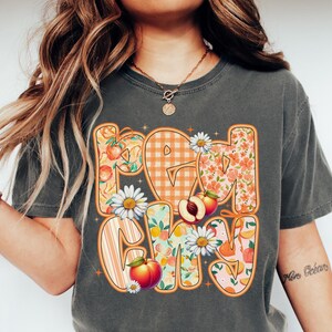 Comfort Colors® Just Peachy Shirt Summer Shirt Summer Tshirt Summer Tee Fruity Tshirt Fruity Shirt Peach Shirt Peach Tshirt