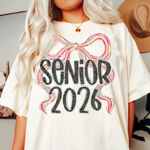 Comfort Colors® Senior 2026 Shirt, Senior Retro Shirt, Senior 2026 Retro Shirt, Seniors Shirt, Class of 2026 Senior Shirt, Graduation Gift