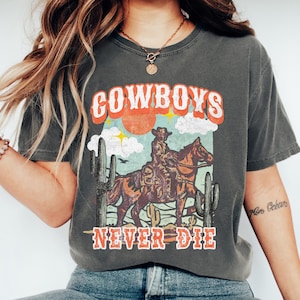 Comfort Colors® Cowgirl Shirt, Cowboy Boots Shirt, Rodeo T-Shirt, Cowgirl Tee, Country Concert Tshirt, Western Graphic Tee For Women