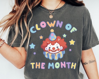 Comfort Colors Clown Shirt, Funny Clown Shirt, Clowncore Shirt, Clown Tee, Clown T-shirt, Clown Clothing, Clown Lover Shirt