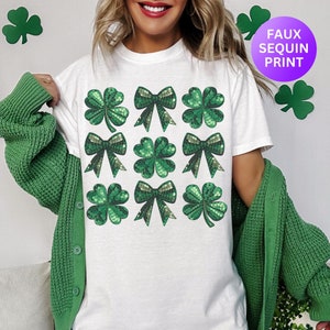 St Patricks Day Bow Shirt, Lucky Shirt, Funny St Patrick&#39;s Day Shirt, Retro St Patrick&#39;s Day Shirt, St Pattys Day Shirt, St Patricks Day