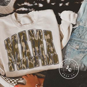 Camo Mama Shirt, Camouflage Mama Shirt, Cute Camo Shirt for Her, Camo Mom Shirt, Women&#39;s Camouflage Shirt, Camo Shirt