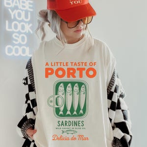 Comfort Colors Sardines Portugal Les Sardines Shirt Tinned Fish Sardines Shirt Downtown Girl Old Money Aesthetic Trendy Tshirt Coastal