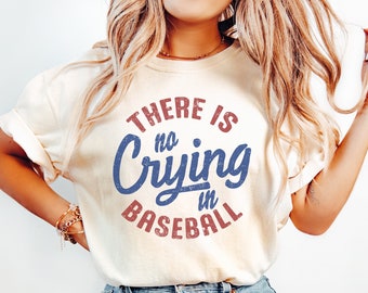 Es gibt kein Weinen in Baseball Shirt, Baseball Mama Tshirt, Sport Mama Geschenken, Spieltag Shirt, Basketball Ball Mama Shirt