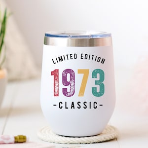 Customized Birthday Tumbler 50th Birthday Gift 40th Birthday Gift 60th Birthday Gift