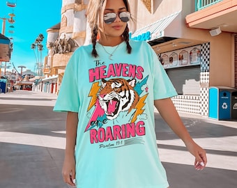 T-shirt Heavens Are Roaring, christelijke kleding, Jesus is King, Faith-kleding, christelijk T-shirt, christelijk cadeau, T-shirt troostkleuren