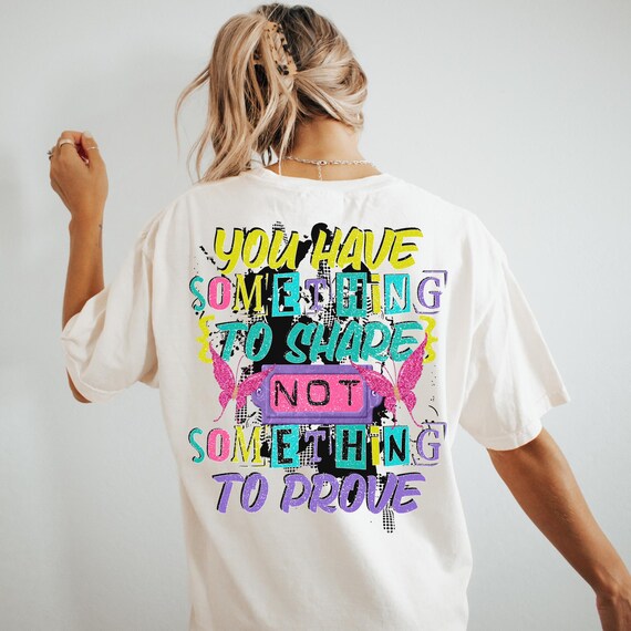 Maglietta motivazionale Comfort Colors®, maglietta positiva