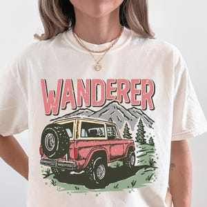 Shirt zwerver, T-shirt avontuur, shirt avontuur, campingshirts, T-shirt berg, T-shirts wandelaar, shirt natuurliefhebber, campingcadeau