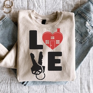 Realtor Sweatshirt, Realtor Shirt, Realtor Sweater, Realtor Life, Real Estate Hoodie, Gift For Realtor, Real Estate Agent Sweatshirt