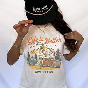 Camping Tshirt, Adventure TShirt, Adventure Shirt, Camping Shirts, Mountain TShirt, Hiker TShirts, Nature Lover Shirt, Camping Gift