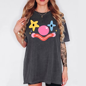 Comfort Colors Clown Shirt, Funny Clown Shirt, Clowncore Shirt, Clown Tee, Clown T-shirt, Clown Clothing, Clown Lover Shirt