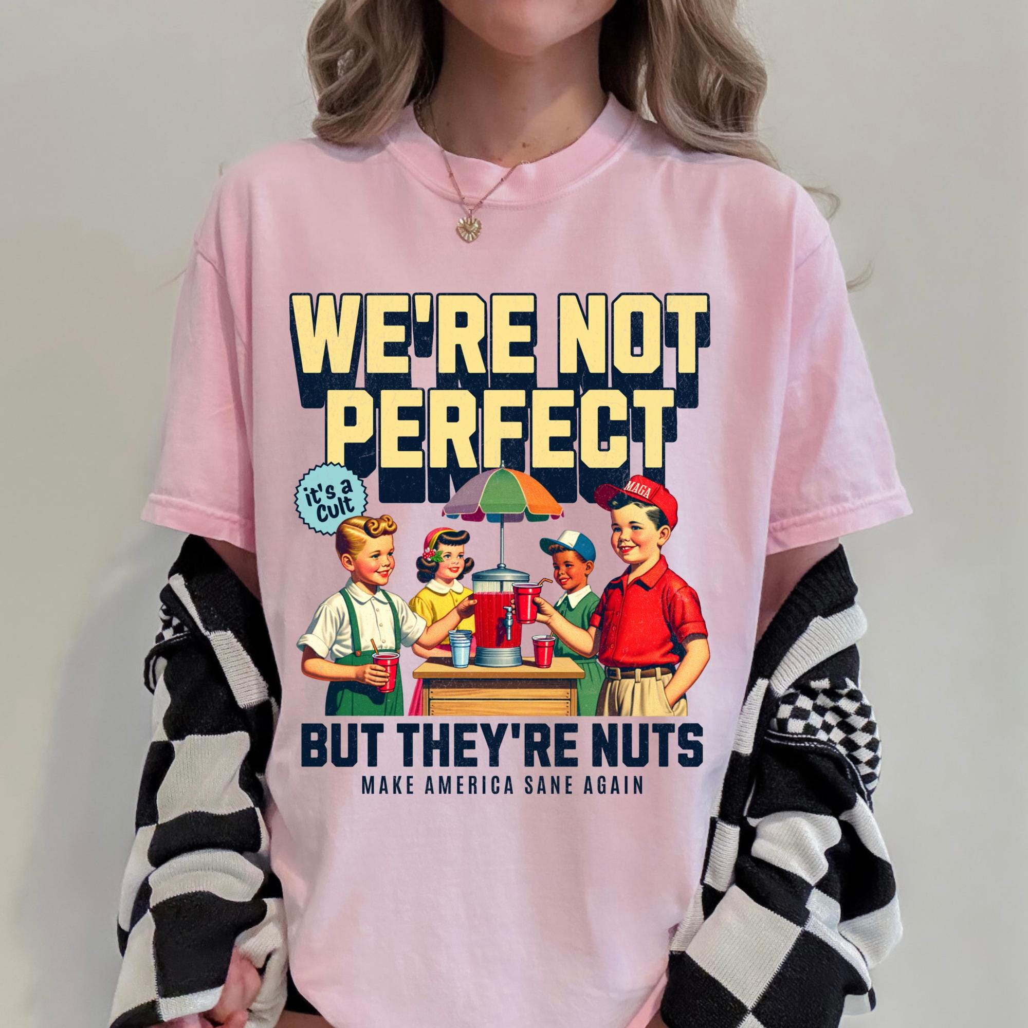 Comfort Colors You're In A Cult, Anti Trump, Anti Trump Shirt, Anti Maga Shirt, Liberal Shirt, Democrat Shirt, Feminist Shirt