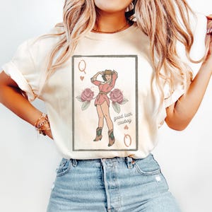 Comfort Colors® Cowgirl Shirt, Rodeo T-Shirt, Cowgirl Tee, Country Concert Tshirt, Western Graphic Tee For Women