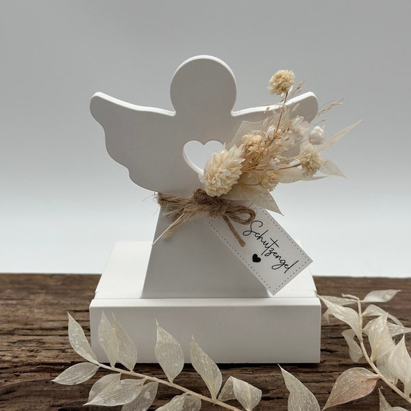 Silikonform Engel mit Herz Einschieber für Teelichthalterplatte Tommysmolds | Gießform Neu | Platten für Teelichthalter | Schutzengel