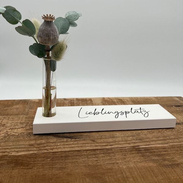 Silikonform Brettchen Reagenzglas Stabkerzen Blumen Geschenk Form Tommys-Molds