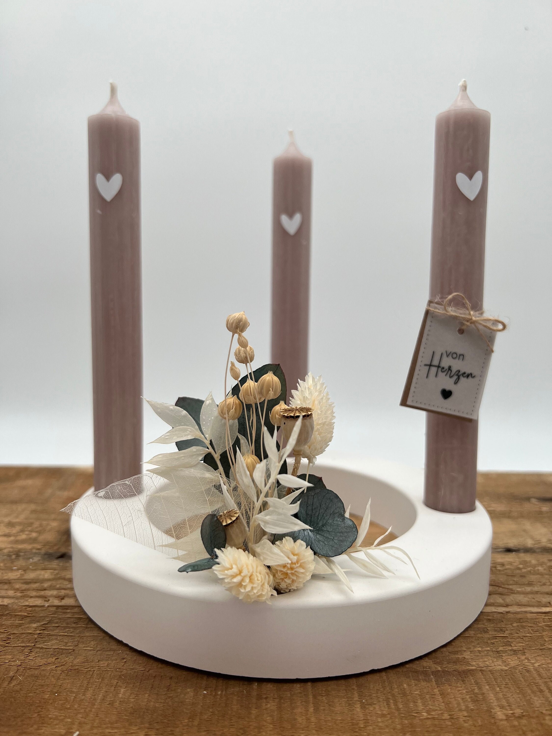 TZEKING Silikon Gießform Adventskranz - Für Gips & Kerzen Mit Zahlen 1-31