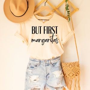 Drinking Shirt, Party Shirts, Bachelorette Party, Bachelorette Shirts, Fiesta Margarita Shirt, Margarita Drinking, But First Margaritas